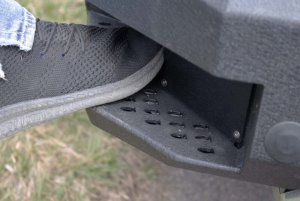 Chevrolet Silverado 1500 Rear Bumper - Fishbone Offroad - Rockfish - Black Texture - `19-`22